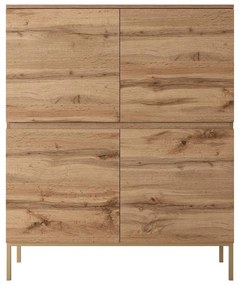 Dulap Bennasi B1  (stejar wotan + auriu). 1098849