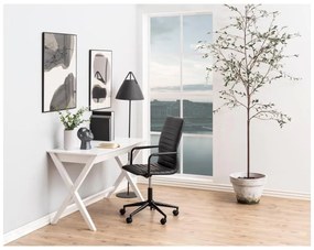 Scaun de birou pe roți Actona Wislow, negru