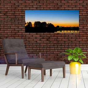 Tablou cu apus de soare (120x50 cm)