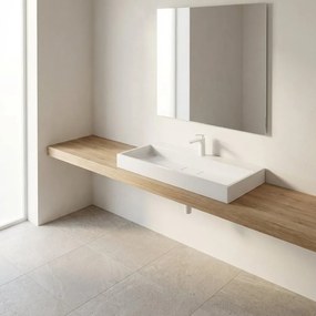 Lavoar din compozit pe blat Rune Garm 100 cm