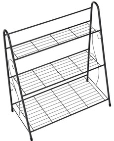 Raft metalic Veruma,  gri închis