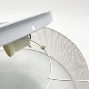 Plafonieră SIRJA PLISADO 4xE27/15W/230V Ø 45 cm albă