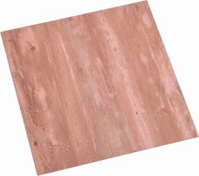 vidaXL Plăci de Pardoseală 55 pcs Roșu 5,11 m² PVC
