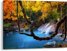 Tablou - Cascade din Asia (70x50 cm)
