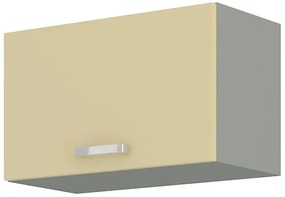 Dulap superior de bucătărie Kelyn 60 GU 36 1F (crem lucios + gri). 1032753