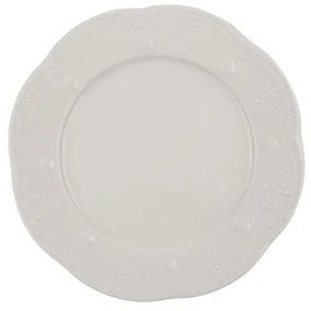 Set de masă 24 piese alb/porțelan