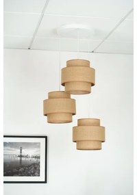 Lustră aplicată Brilagi SPACE YUTE 3xE27/15W/230V bej/alb