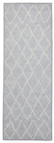 Covor tip traversă gri deschis lavabil 76x230 cm Coral Light Grey – Think Rugs