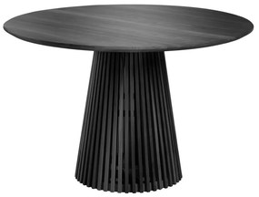 Masă Kave Home Irune, ⌀ 120 cm, negru