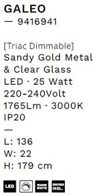 Lustra LED suspendata design modern decorativ GALEO 4L