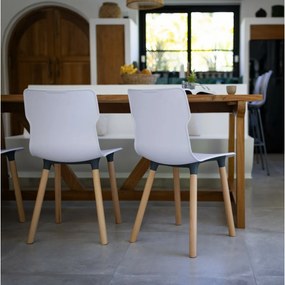 Scaun Duo wood Carrara 50,3 x 46,3 x 80,9 cm