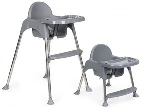 Scaun de masa 2 in 1 Ecotoys HC-135 - Gri - Resigilat