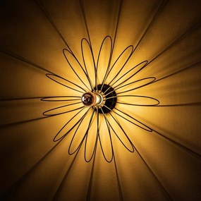 Aplică de perete neagră Hemdem – Opviq lights