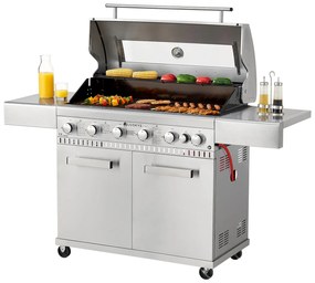 Gratar pe gaz Minnesota BBQ cu 6 arzatoare + 1 arzator lateral