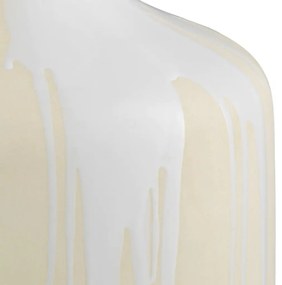 Veioza, Lampa de masa LUX, Ceramica, Alb, Lorena