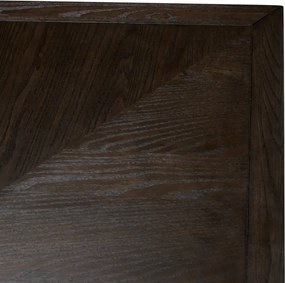 Masa dining design LUX Rexton 150x150cm, Ebony oak veneer