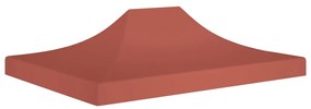 vidaXL Acoperiș pentru cort de petrecere, cărămiziu, 4 x 3 m, 270 g/m²