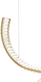 Lustra LED moderna design deosebit CHARMES 120 auriu