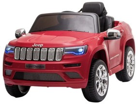 Masinuta Electrica cu acumulator pentru copii NOVOKIDS™ Jeep Grand Cherokee, Roti din Cauciuc EVA, Max 30 kg ,Usi cu deschidere ,Baterie12V ,2 Viteze