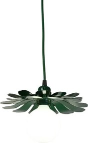 Bohemia-Design - Lampă suspendată cu cablu 1xE27/60W/230V verde