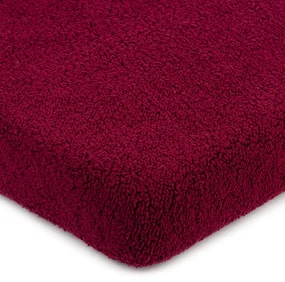Cearşaf de pat 4Home din imitaţie de lână, burgund, 180 x 200 cm