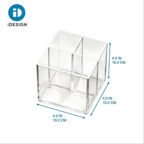 Organizator de baie pentru cosmetice din plastic reciclat Cosmetic Cube – iDesign