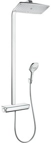 Set de dus cu termostat, 36 cm, crom