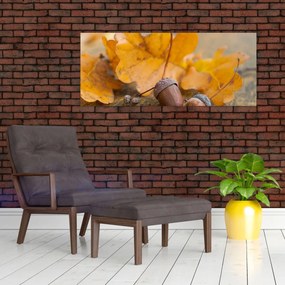 Tablou - Ghinde de toamnă (120x50 cm)