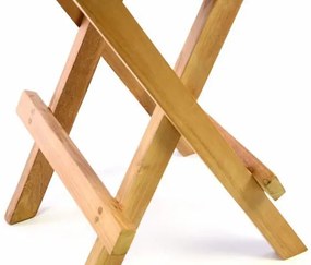 Masă pliabilă pentru copii Divero din lemn de tec