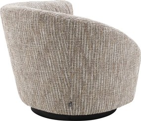 Fotoliu pivotant design elegant LUX Colin right, bej mademoiselle 115433 HZ