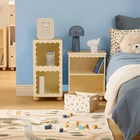 Atmosphera - Lampă de masă pentru copii STARRY MUSHROOM, 1xE14/25W/230V, albastră