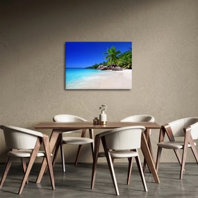 Tablou cu plaja pe insula Praslin (70x50 cm)