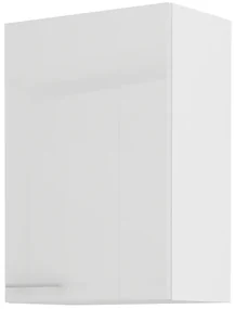 Dulap superior de bucătărie Lavera 50 G 72 1F (alb + alb lucios). 1032352