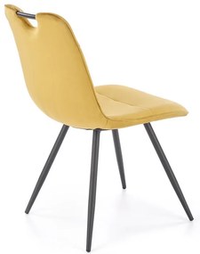Scaun de bucaterie Olindo, galben