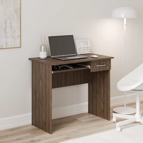 Birou Carp, 1 Sertar, Stejar Bronz, 85 x 50 x 75 cm