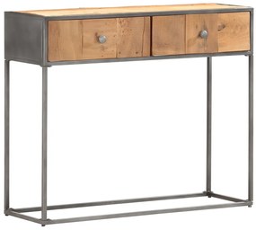 vidaXL Masă consolă, 90 x 30 x 75 cm, lemn masiv reciclat
