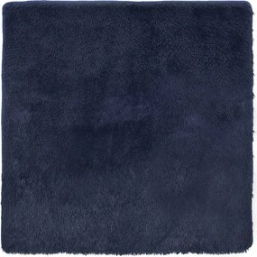 vidaXL Covor shaggy cu pom înalt, NAVARRA, bleumarin, 200x200 cm