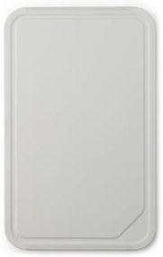 Tocator pentru taiat si servit Brabantia Tasty+ 1003308, 40x25 cm, Antiderapant, Uсor de curатat, Gri deschis