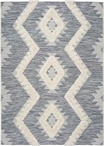 Covor Universal Cheroky Merto, 115 x 170 cm, alb - gri