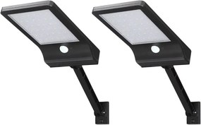Aigostar - Set de 2 lămpi solare LED cu senzor. LED/3W/3,7V 3000/4000/5000K + telecomandă