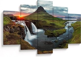 Tablou - Kirkjufell la apus (150x105 cm)