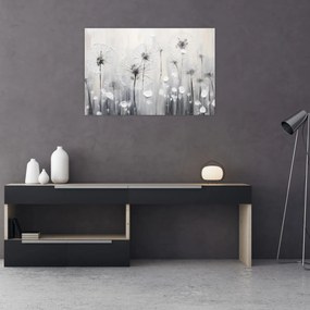 Tablou - Păpădii, pictură (90x60 cm)