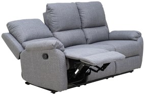 Canapea recliner tapitata Spencer 3 Bjorn – Gri