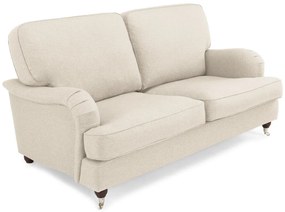 Canapea Bloomington A133 Numărul de locuri: 3, Beige, 165x95x85cm, Tapiterie, Picioare: Metal, Lemn