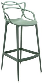 Scaun pentru bar MASTERS, î. 75 cm, diferite culori - Kartell Culoare: verde salvie