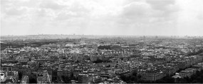 Tablou - Acoperișuri clădirilor din Paris (120x50 cm)