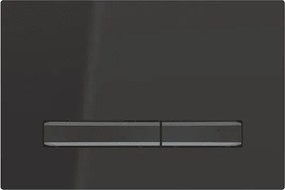 Clapeta de actionare Geberit Sigma50 negru/butoane negru mat