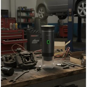 Aligator ACM002 - Cafetieră portabilă reîncărcabilă PortaCaffé 3în1 72W/7500 mAh gri