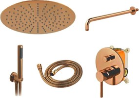 Set de duș incastrabil Rea Lungo Copper + BOX