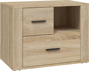 vidaXL Noptieră, stejar sonoma, 60x36x45 cm, lemn prelucrat